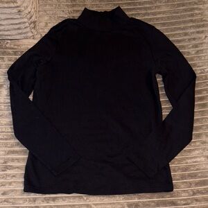 St. John's Bay Men's Classic Black Turtleneck Sweater